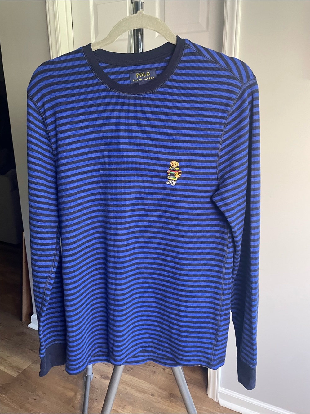 Polo by Ralph Lauren Striped Long-Sleeve Crewneck Shirt